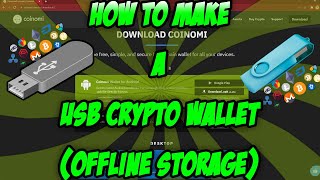 How To Make A USB #Crypto Wallet | OFFLINE STORAGE | DIY/Tutorial | 2022