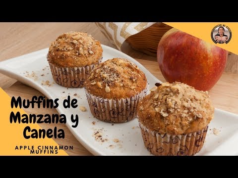 Muffins de Manzana y Canela -Desafio Ingredientes-El Punto dulce/ Apple Cinnamon Muffins