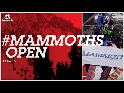 #MammothsOpen  11.05.15
