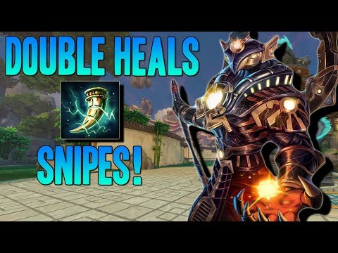 BANCROFTS RA IS THE DOUBLE HEAL KING! SNIPES 4 DAYS! - Masters Ranked Duel - SMITE