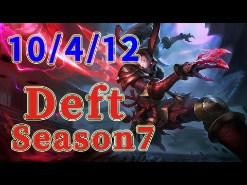 KT Rolster Deft Kalista ADC vs Xayah Patch 7.20