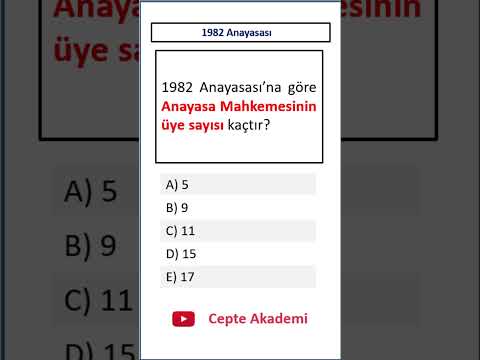 Question 3: Questions on the 1982 Constitution