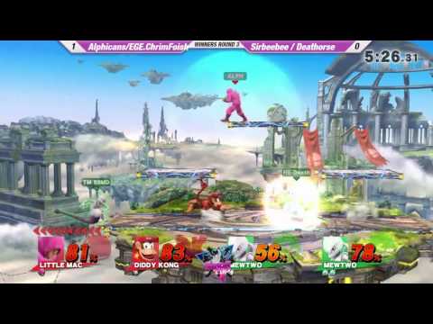 Canada Cup 2016 - EGE Chrim Foish + Alphicans vs TM Sirbeebee + HS Deathorse - SSB4 Doubles WR3