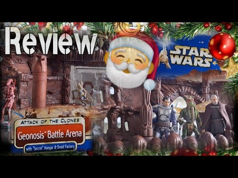 Star Wars 3.75 | Geonosis Battle Arena | Attack Of The Clones 2002 Diorama Playset