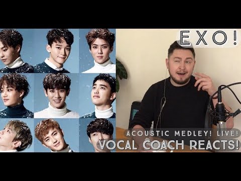 Vocal Coach Reacts! EXO(엑소)- Acoustic Session + Lady Luck +(시선둘,시선하나)What If..