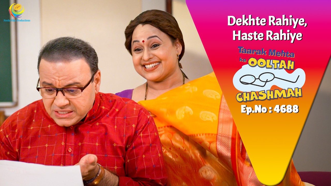 NEW! Ep 4688 -  Bill Dekhkar Kyun Surprise Hua Bhide ! | Taarak Mehta ka Ooltah Chasmah