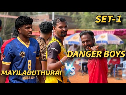 Danger boys  Vs Mayiladuthurai Best of three set-1 | Firevolleyball