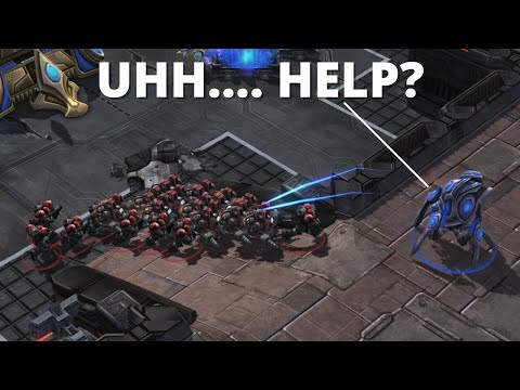 SCV Pull Leaves Protoss Dumbfounded - Cheese to Rank 1 Grand Finale