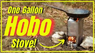 One Gallon Hobo Stove!  [ Vintage 1930s Style ]