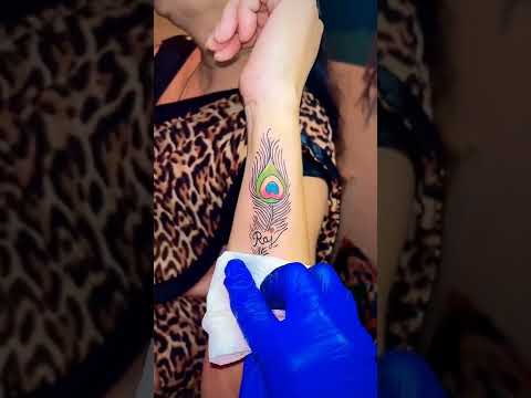 peacock feather tattoo hashtags❤️🦚#peacockfeather #peacock #peacocks