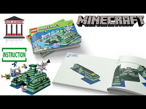 [~INSTRUCTION~] 21136 - The Ocean Monument - Minecraft - BRICK ACADEMY