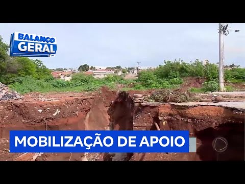 Chuva forte leva Águas Lindas a decretar emergência; governo intensifica ações | Balanço Geral DF