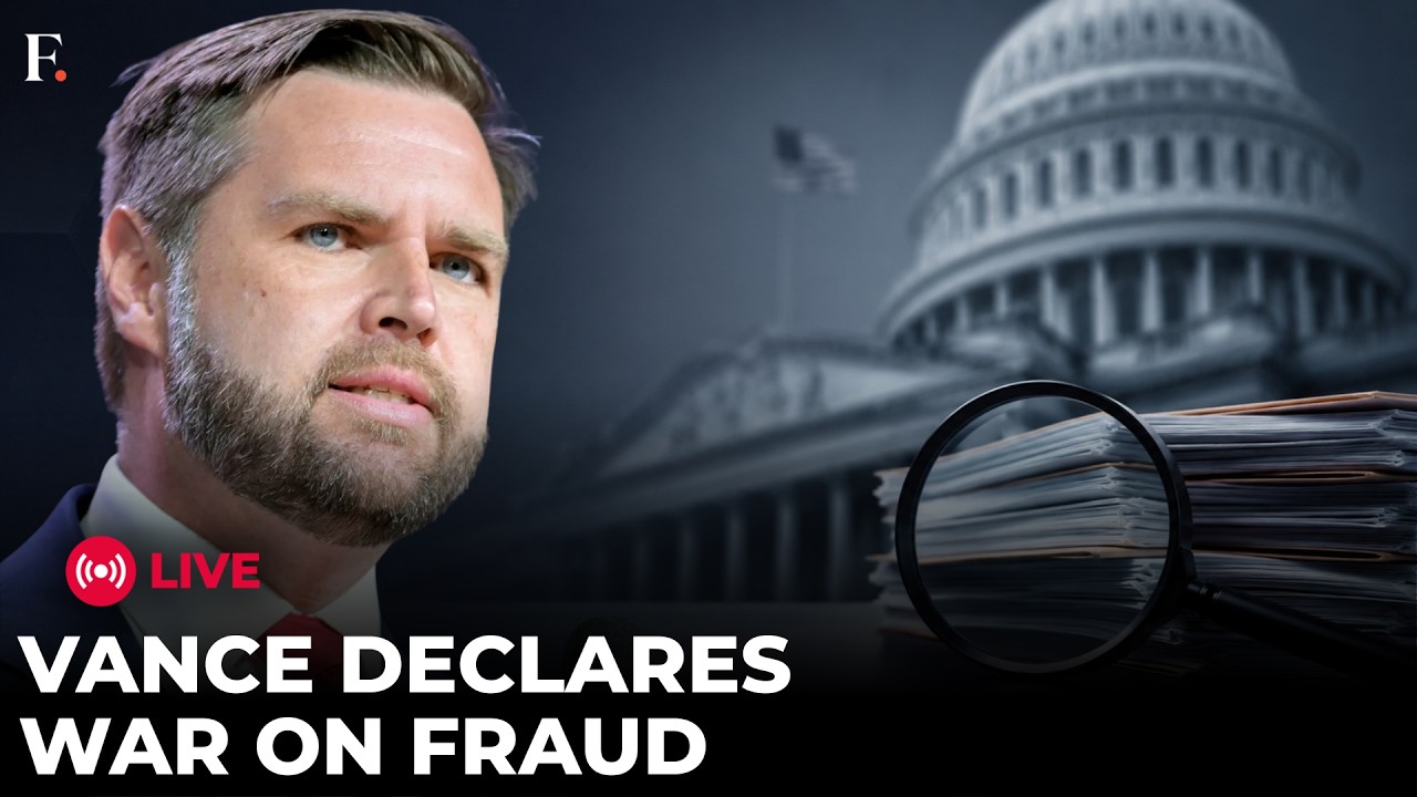 LIVE: US Vice President JD Vance Launches Major Anti-Fraud Crackdown Across US Government