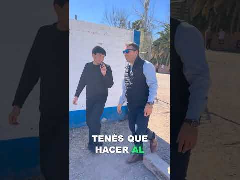 Tadeo Garcia Zalazar fue el encargado del asado en El Hogar Sol y Luna, de Mendoza.