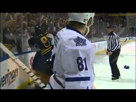 Frattin Fights Foligno - April/03/2012