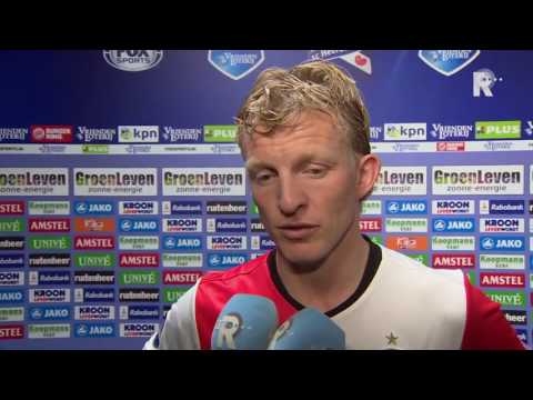 Dirk Kuyt na afloop van Heerenveen - Feyenoord