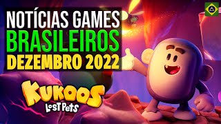 Melhores Games Brasileiros • Dezembro 2022 • Kukoos: Lost Pets saiu para PC e consoles!