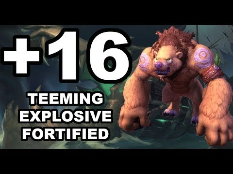 7.3 Maw of Souls Mythic +16 (Teeming/Explosive/Fortified) Guardian Druid PoV