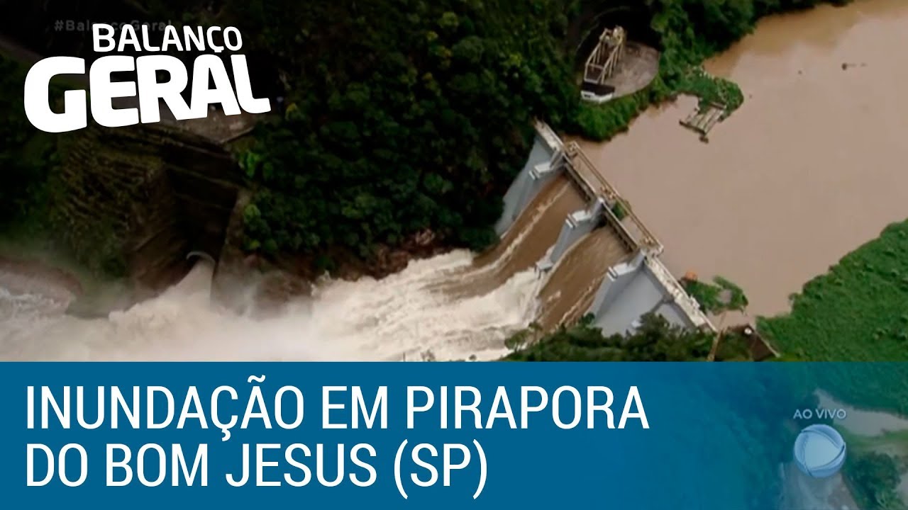 Barragem corre o risco de se romper após chuva inundar Pirapora do Bom Jesus (SP)