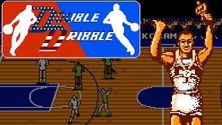 Double Dribble (NES) video game port | Level 3 session for 1 Player 🎮