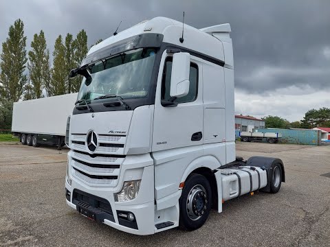 22129 Meredes Benz Actros 1845 LS 4X2 Low deck Video