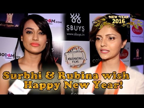 #NewYearSpecial :  Surbhi & Rubina wish Happy New Year!