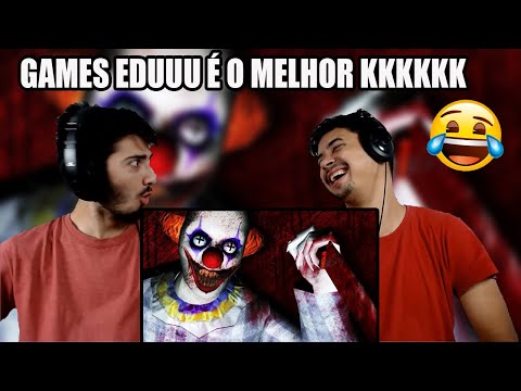 REACT TERROR BUGADO COM PALHAÇOS! - Fear of Clowns (Games EduUu)