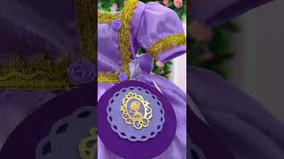Vídeo de Fantasia Vestido Infantil Princesa Realeza Lilas