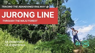 We traced the old Jurong Line through Maju forest | Green Corridor | Immersive VR 360°