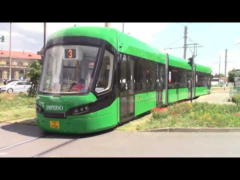 [Full HD] 🇷🇴 Villamosok Aradon/tramvaie în Arad