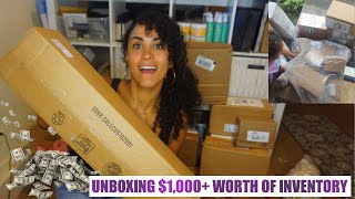 Unboxing Over $1,000 Worth Of Inventory Entrepreneur Vlog