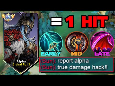 NEW ALPHA BEST 1 SHOT LIFESTEAL BUILD TUTORIAL TO RANK UP FASTER IN 2026!! - MLBB