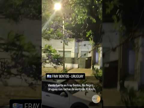 🇺🇾 FRAY BENTOS - URUGUAY Viento fuertes. #Uruguay #FrayBentos #rionegro #viento #temporal