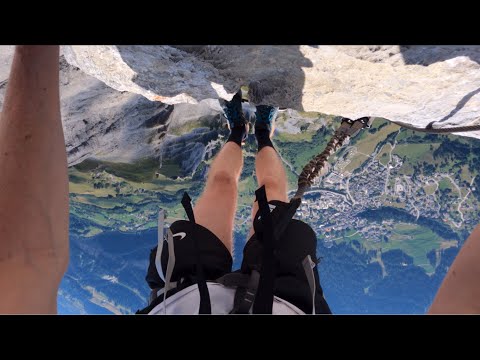 POV Via Ferrata Leukerbad Daubenhorn | Extreme heights