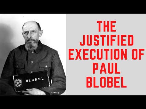 The JUSTIFIED Execution Of Paul Blobel - EVIL Einsatzgruppen Commander