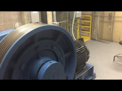 Recently modernized 450fpm Dover elevator service car