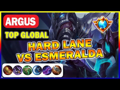 TOP GLOBAL ARGUS GAMEPLAY | HARD LANE VS ESMA | gromila | BEST BUILD MOBILE LEGENDS 2022