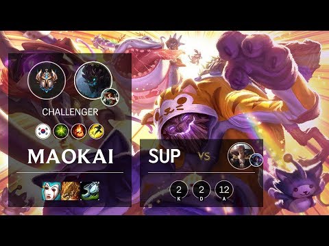 Maokai Support vs Sett - KR Challenger Patch 10.5