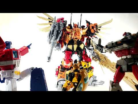 Predaking (Jinbao Feral Rex/MMC) Attack Autobots!!