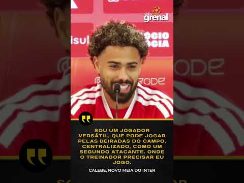 VERSATILIDADE 🇲🇨 #shorts #Inter #Calebe #Colorado #Futebol #Apresentação