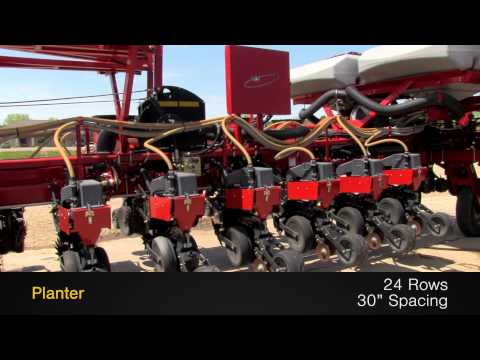 2008 Case IH 1250, 24R30, 8931 Acres, Row Markers, 3pt...