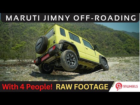 Maruti Jimny 5-door Off Roading Video || Raw Footage With Engine / Suspension Sound