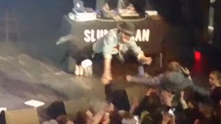 Yelawolf Throwing kids off stage!!