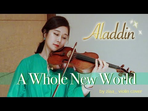 A Whole New World - Aladdin OST (알라딘) - by ziaa violin cover