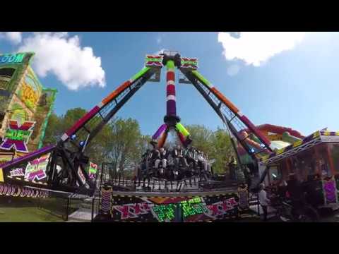 Joseph Stokes Project X off ride at Brighton Fun Fair 2019