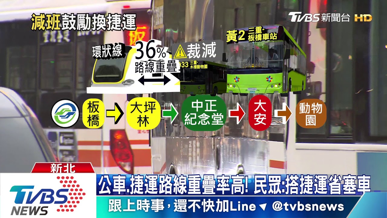環狀線開通公車減班惹議! 交通局:可減車潮
