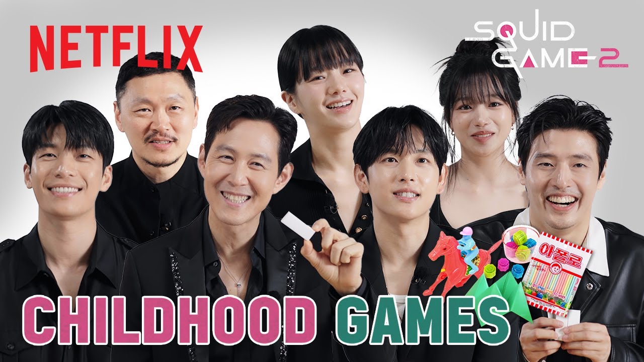 The Squid Game Season 2 Cast Plays Korean Childhood Games | Netflix
