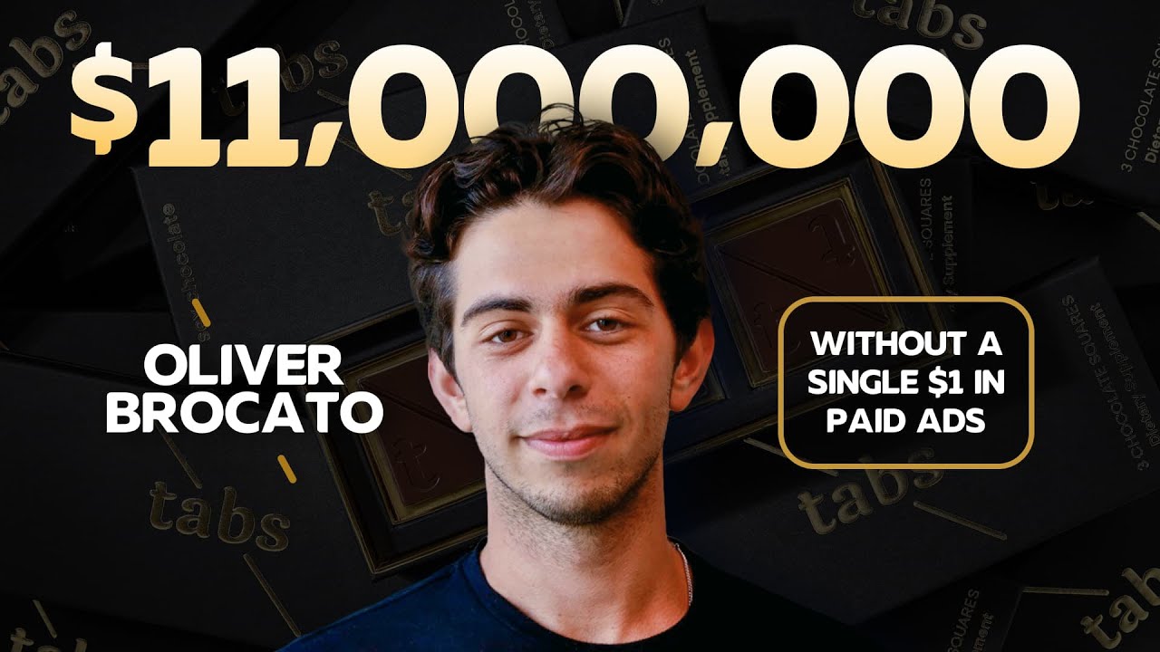 From $0 to $10M in 12 Month NO Ad Spend | Oliver Brocato | Tabs Chocolates