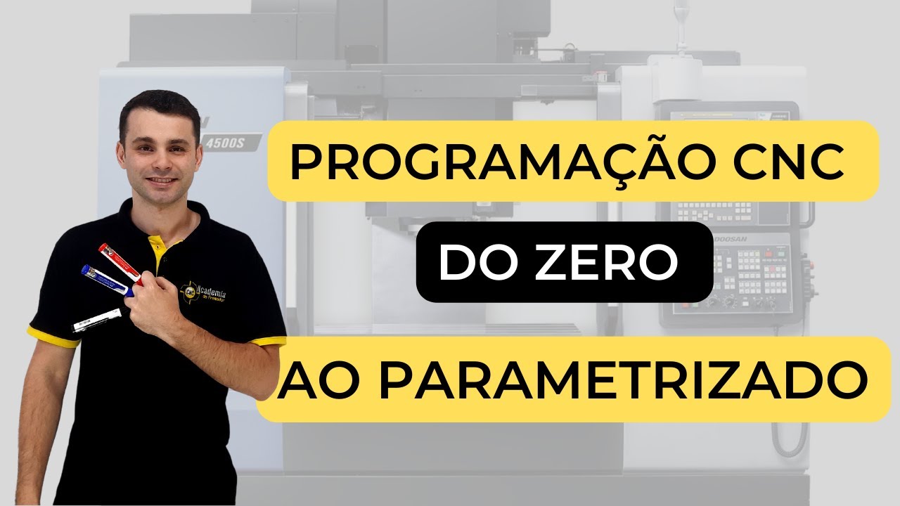 Programação CNC do básico ao parametrizado como programar cnc passo a passo com contorno e furação.