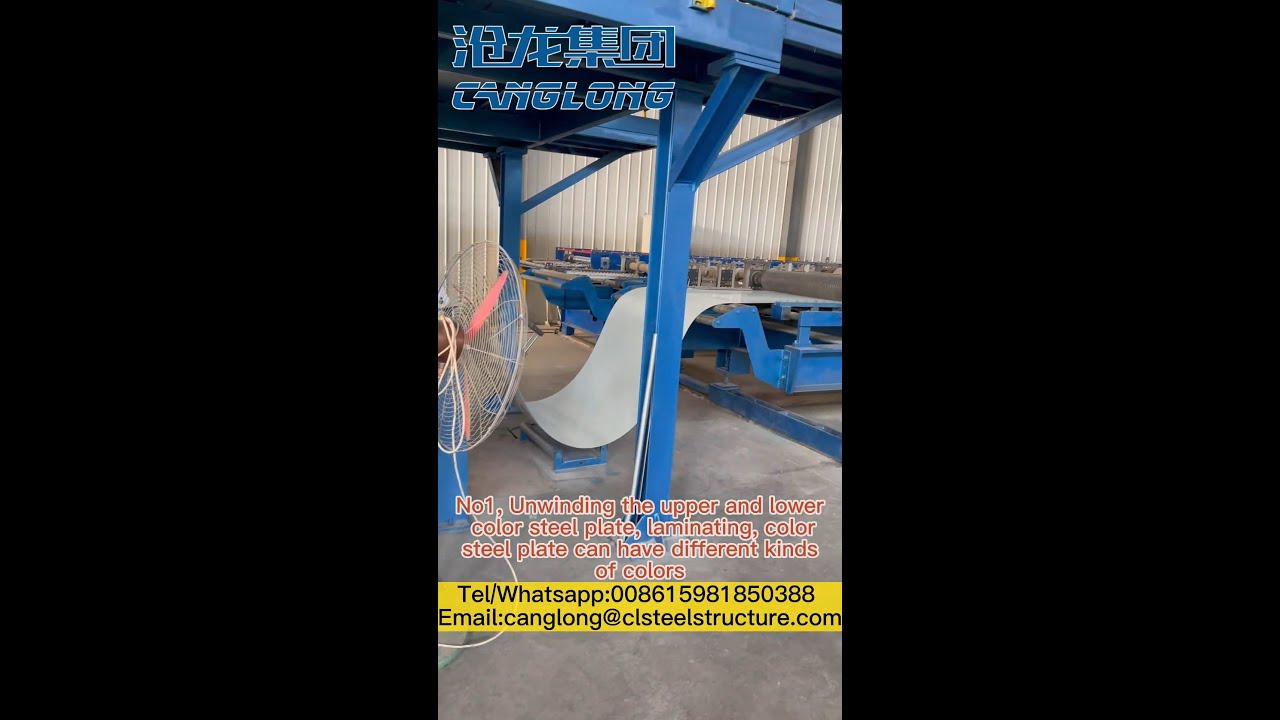 PU sandwich panel production process and tech you should know! #sandwichpanel